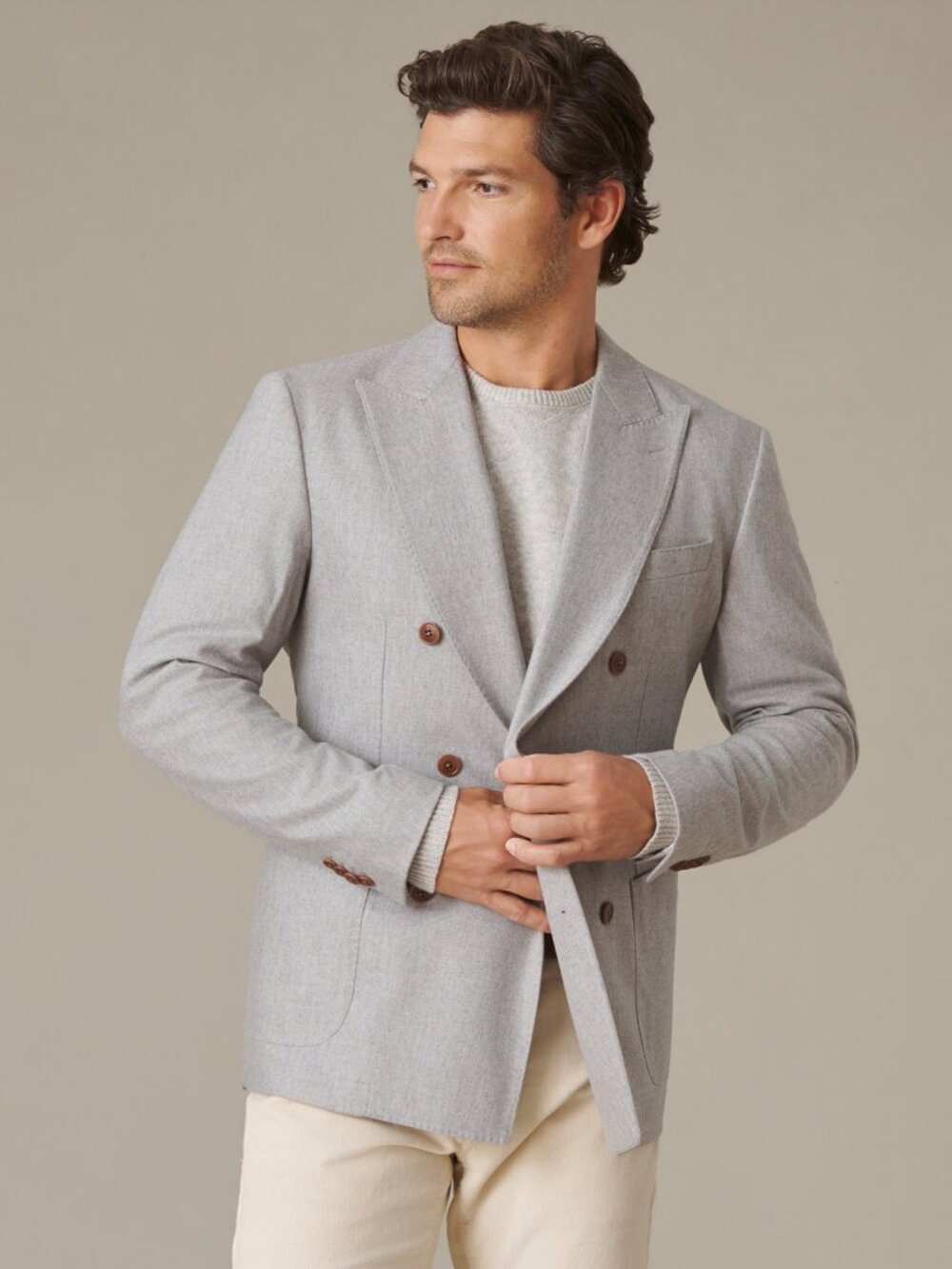 J McLaughlin Lawerence Blazer - Light Gray NEW